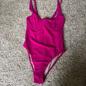 NWT Seea Pink One Piece Swimsuit L
